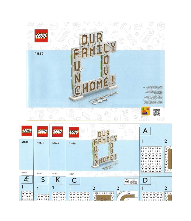 LEGO - Prikbord-Instructieboek - | N