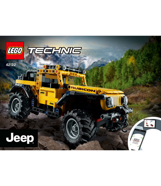 LEGO - Jeep Wrangler-Instructieboek - | N