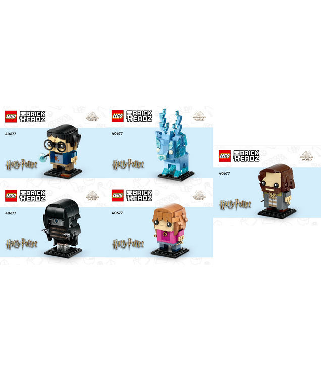 LEGO - Gevangene van Azkaban figuren-Instructieboek - | N