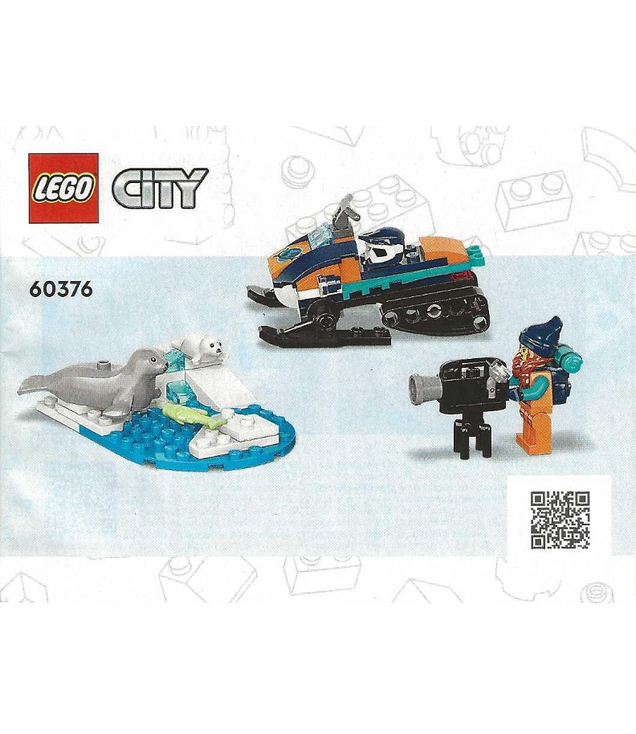 LEGO - Poolonderzoeker sneeuwscooter-Instructieboek - | N