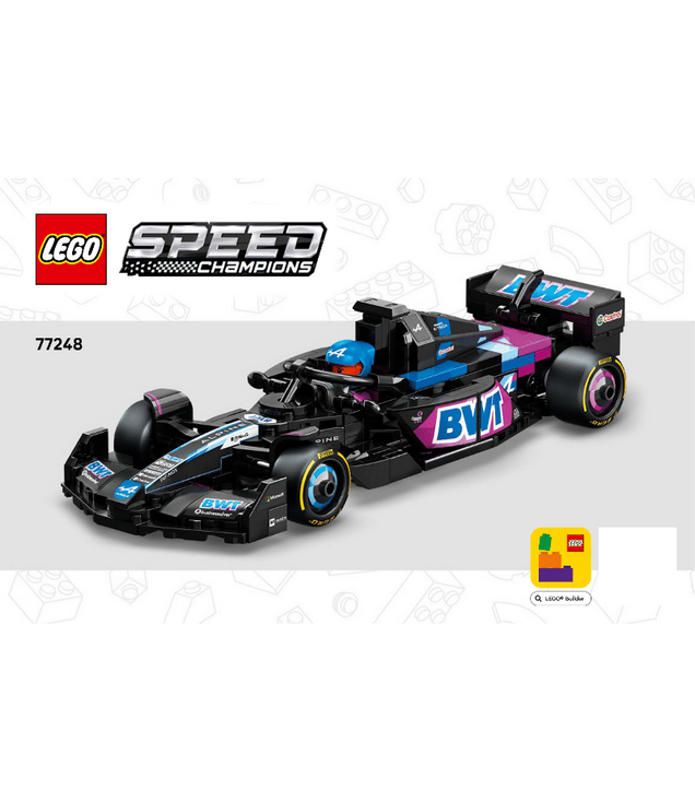 LEGO - BWT Alpine F1 Team A524-Instructieboek - | N
