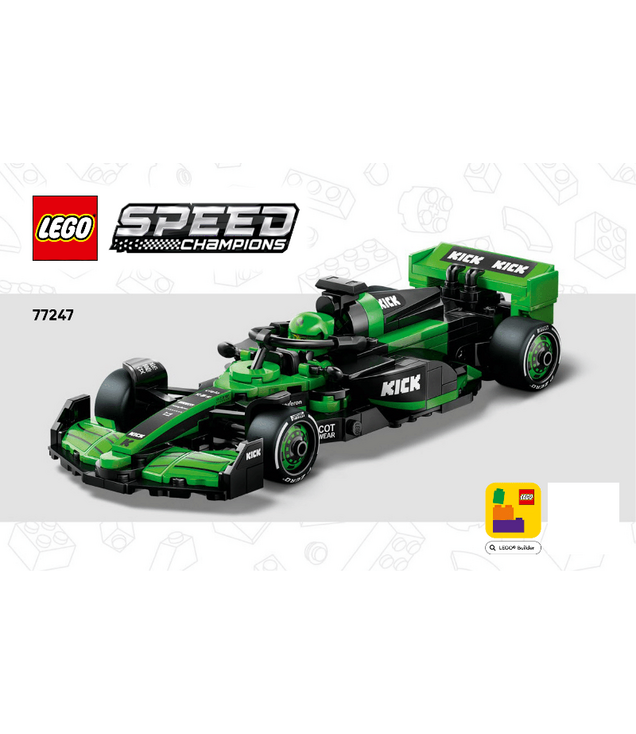 LEGO - KICK Sauber F1 Team C44-Instructieboek - | N