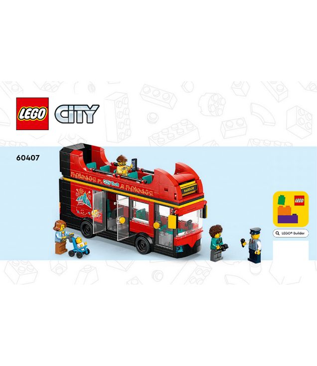 LEGO - Dubbeldekker-sightseeingbus-Instructieboek - | N