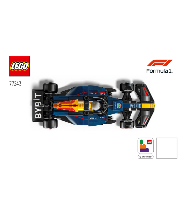 LEGO - Oracle Red Bull Racing RB20-Instructieboek - | N
