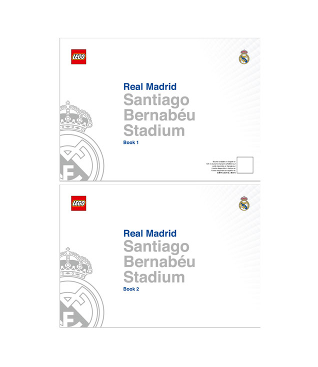 LEGO - Real Madrid – Santiago Bernabéu-stadion-Instructieboek - | N