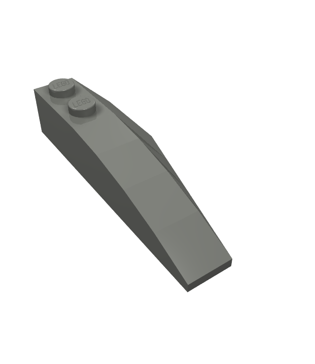 LEGO - Wig 6 x 2 links - Dark Bluish Gray | N