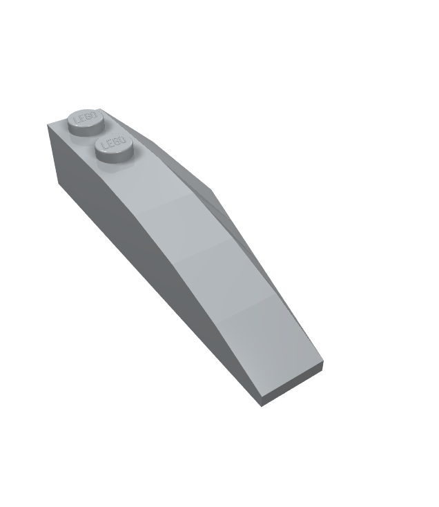 LEGO - Wig 6 x 2 links - Light Bluish Gray | N