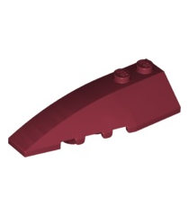 LEGO - Wig 6 x 2 links - Dark Red | N - Thumbnail