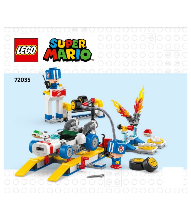 LEGO - Toad’s garage-Instructieboek - | N
