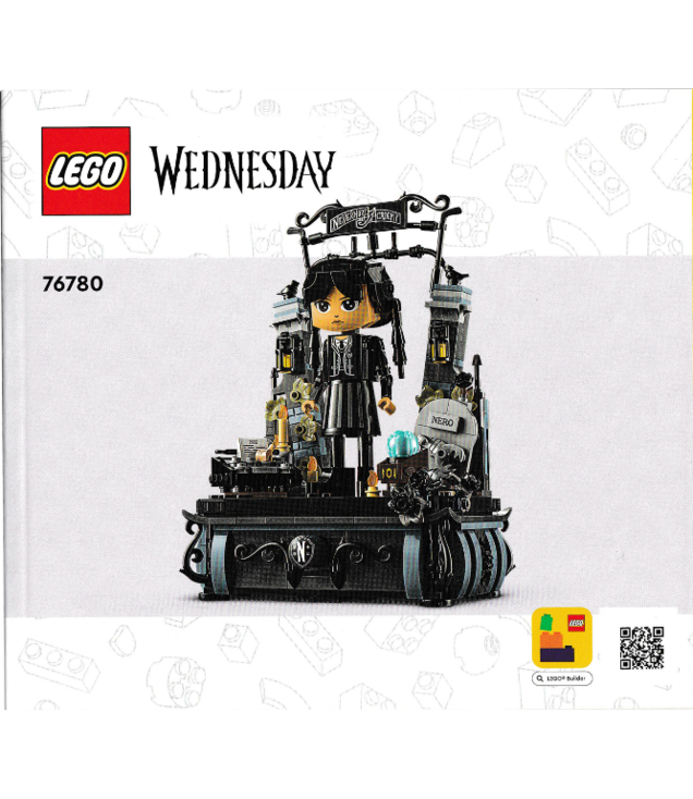 LEGO - Wednesday Addams-figuur-Instructieboek - | N