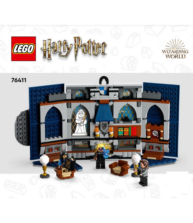 LEGO - Ravenklauw huisbanier-Instructieboek - | N