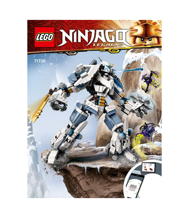 LEGO - Zane’s Titan-mechgevecht-Instructieboek - | N
