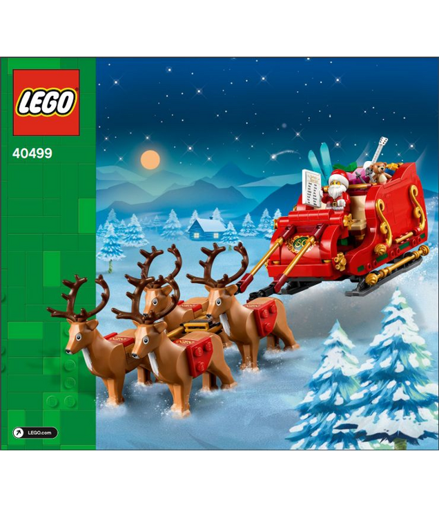 LEGO - Kerstmans slee-Instructieboek - | N