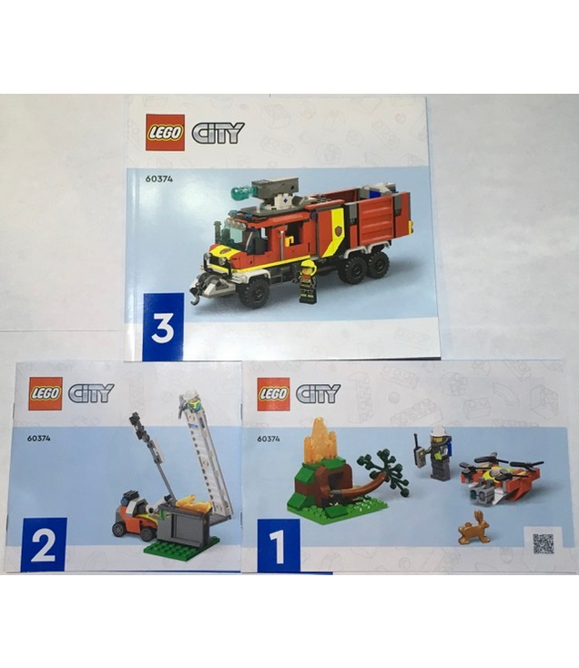 LEGO - Brandweercommandowagen-Instructieboek - | N