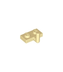 LEGO - Plaat, gemodificeerd 1 x 2 met staafarm omhoog (horizontale arm 5mm) - Tan | N - Thumbnail
