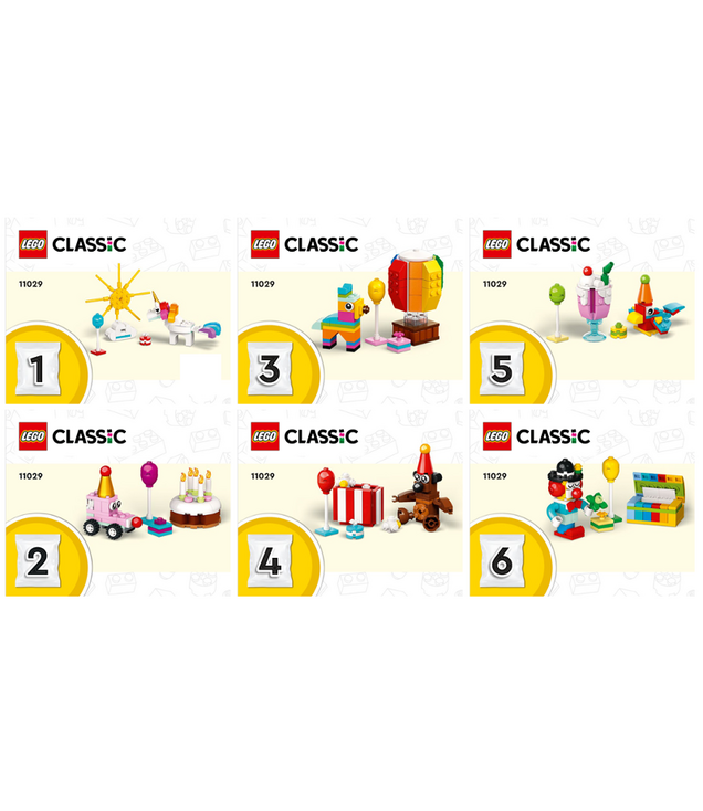 LEGO - Creatieve feestbox-Instructieboek - | N