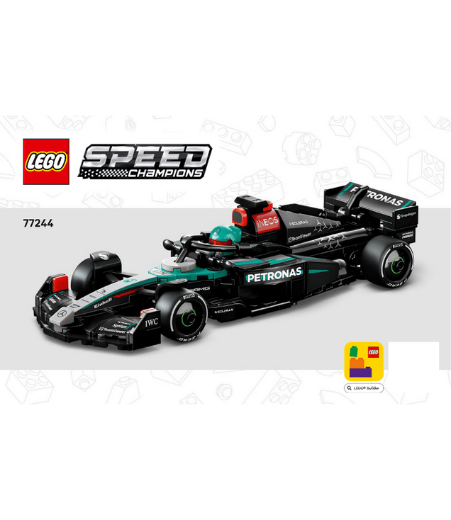 LEGO - Mercedes-AMG PETRONAS F1 Team W15 E Performance-Instructieboek - | N
