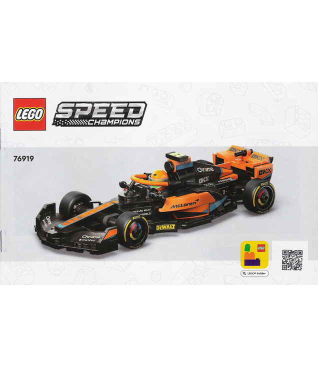 LEGO - 2023 McLaren Formule 1-auto-Instructieboek - | N