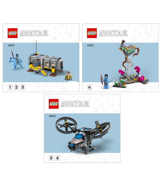 LEGO - Zwevende bergen: Site 26 & RDA Samson-Instructieboek - | N