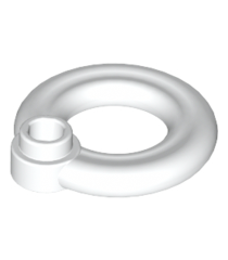 LEGO - Minifiguur-accessoire, reddingsboei - White | N - Thumbnail