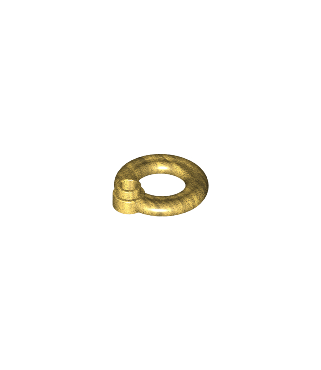 LEGO - Minifiguur-accessoire, reddingsboei - Pearl Gold | N