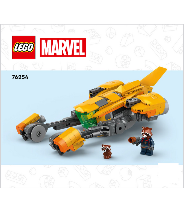 LEGO - Baby Rocket’s schip-Instructieboek - | N