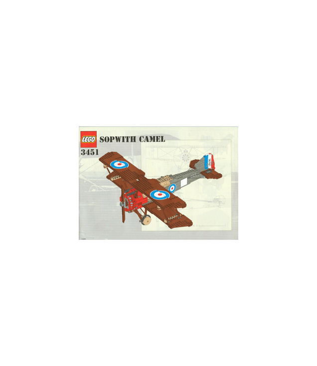 LEGO - Sopwith Camel (Vintage jaren 2000 instructie)-Instructieboek - | N