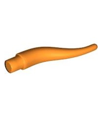 LEGO - Rundshoorn, lang - Orange | N - Thumbnail