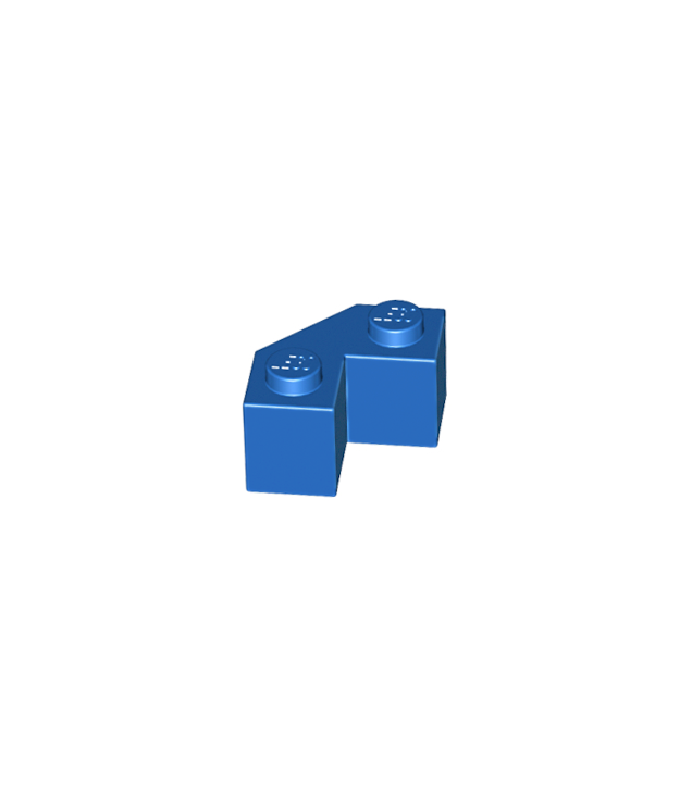 LEGO - Steen, gemodificeerd facet 2 x 2 - Blue | N