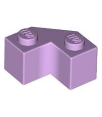 LEGO - Steen, gemodificeerd facet 2 x 2 - Lavender | N - Thumbnail