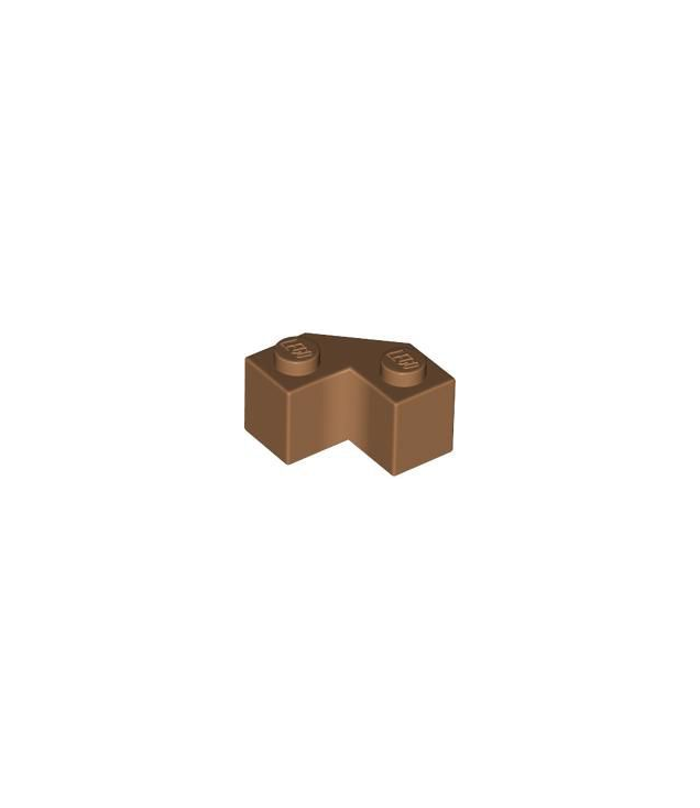 LEGO - Steen, gemodificeerd facet 2 x 2 - Medium Nougat | N