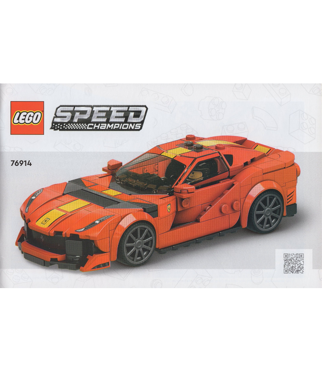 LEGO - Ferrari 812 Competizione-Instructieboek - | N