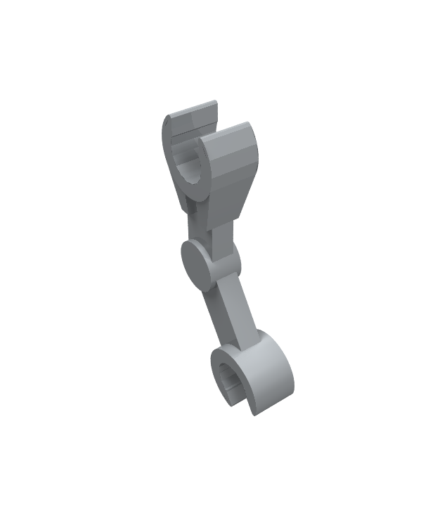 LEGO - Arm mechanisch, gevechtsdroid - Light Bluish Gray | N