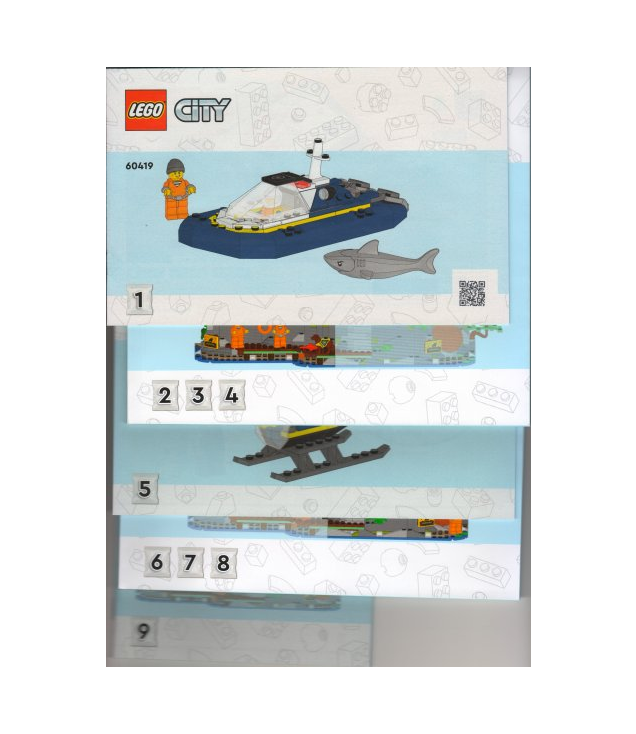 LEGO - Politiegevangeniseiland-Instructieboek - | N