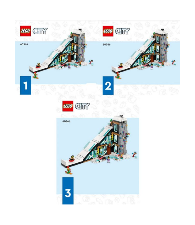 LEGO - Ski- en klimcentrum-Instructieboek - | N