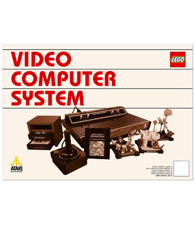 LEGO - Atari 2600 videocomputersysteem-Instructieboek - | N