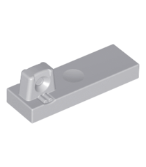 LEGO - Scharniertegel 1 x 3 vergrendelend met 1 vinger bovenop - Light Bluish Gray | N - Thumbnail