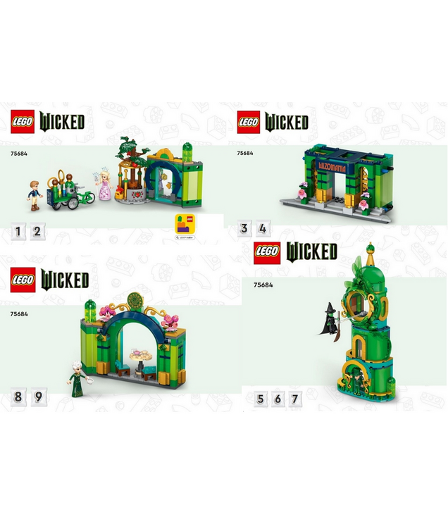 LEGO - Welkom in Smaragdstad-Instructieboek - | N
