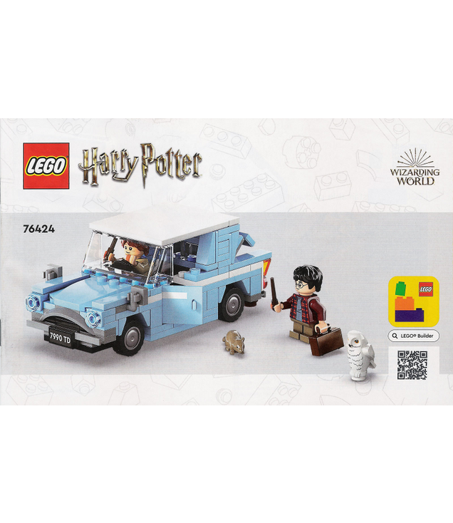 LEGO - Vliegende Ford Anglia-Instructieboek - | N