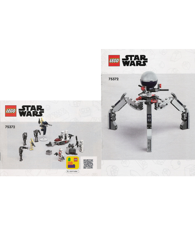 LEGO - Clone Trooper & Battle Droid gevechtspack-Instructieboek - | N