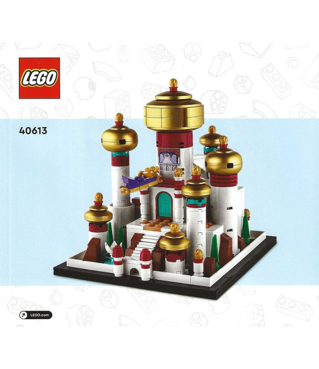 LEGO - Mini Disney-paleis van Agrabah-Instructieboek - | N