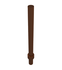 LEGO - Staaf 6L met stopring - Reddish Brown | N - Thumbnail
