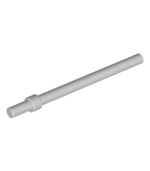 LEGO - Staaf 6L met stopring - Light Bluish Gray | N - Thumbnail