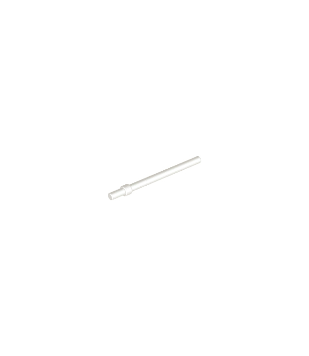 LEGO - Staaf 6L met stopring - White | N