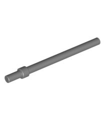 LEGO - Staaf 6L met stopring - Dark Bluish Gray | N - Thumbnail