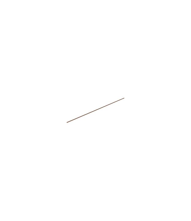 LEGO - Slang, stijf 3mm D. 47L / 37,6cm - Reddish Brown | N
