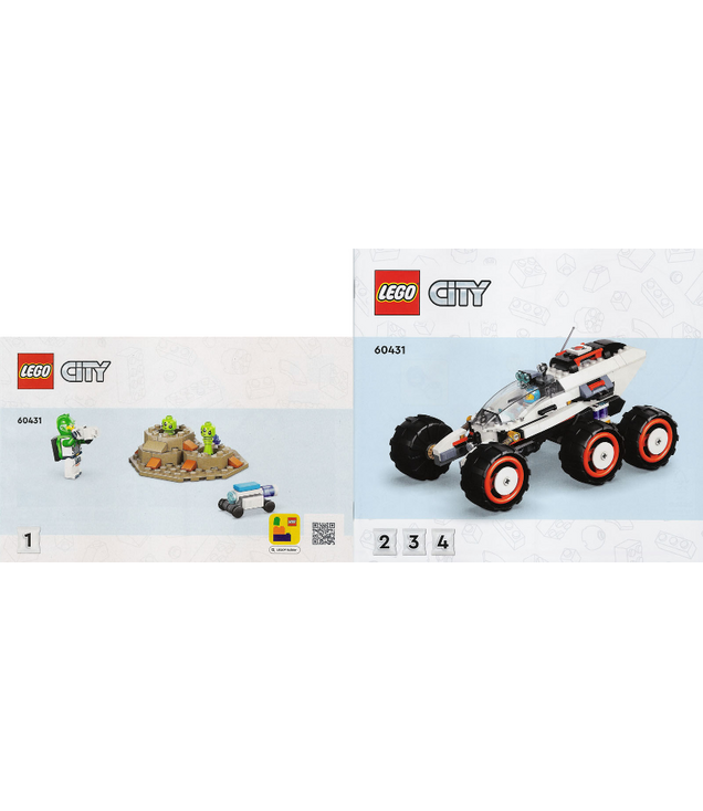 LEGO - Ruimteverkennerrover en buitenaards leven-Instructieboek - | N