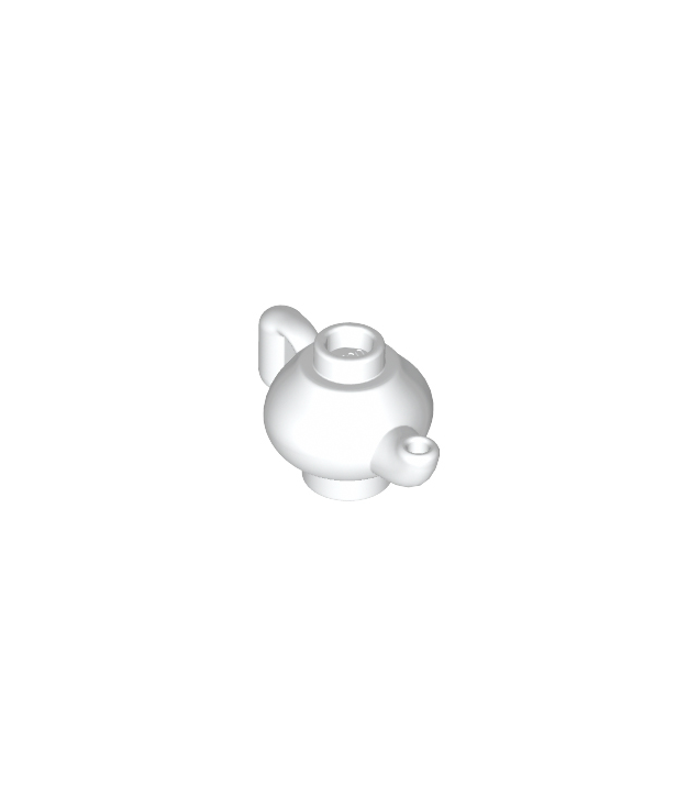 LEGO - Minifiguur-accessoire, theepot - White | N