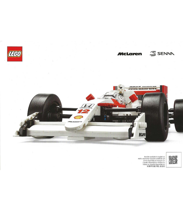 LEGO - McLaren MP4/4 & Ayrton Senna-Instructieboek - | N