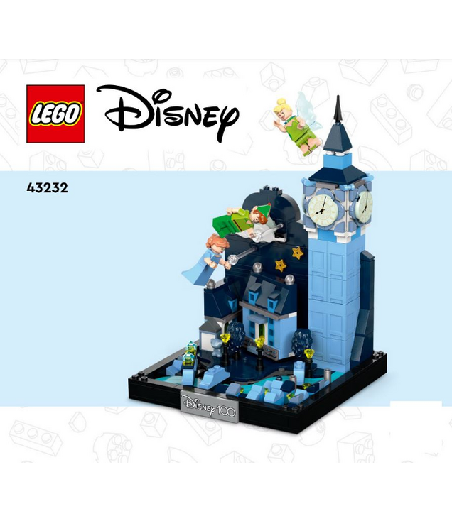LEGO - Peter Pan & Wendy’s vlucht over Londen-Instructieboek - | N